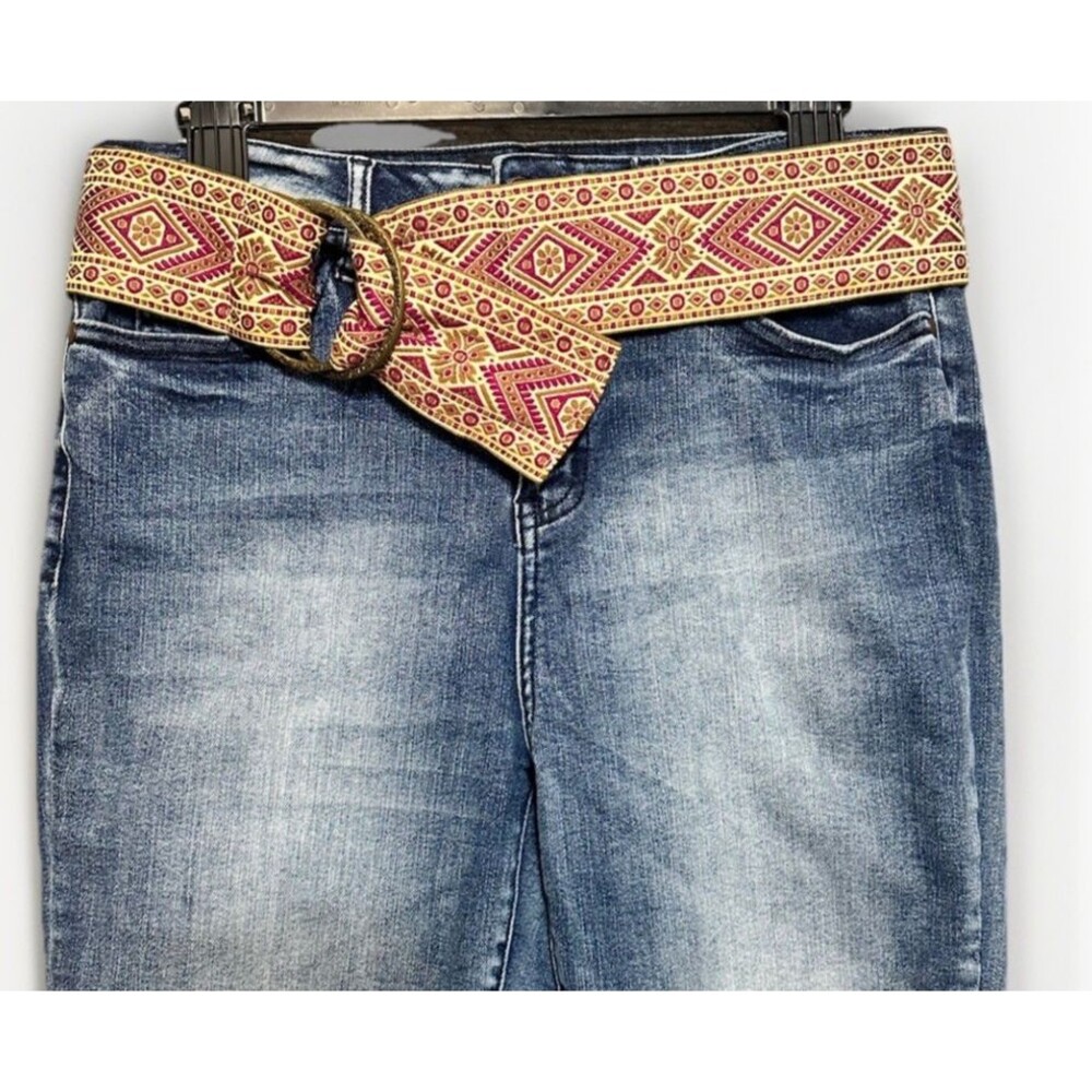VTG Saash Sash Belt Brocade Folk Castlecore Whimsical Fantasy Small Up to 30"